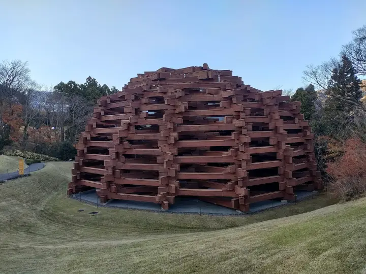 Woods of Net, the kids' climbing pavilion, Hakone Open-Air Museum